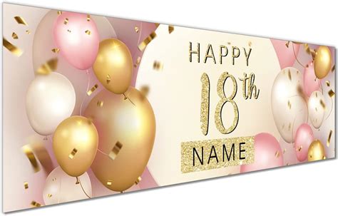 banners 18th birthday|personalised 18th banner.